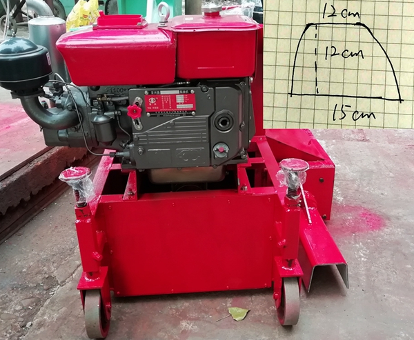 手動調(diào)節(jié)式攔水帶滑膜機(jī)-模具尺寸15*12cm